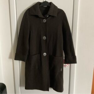 Saint James Wool Knit Coat